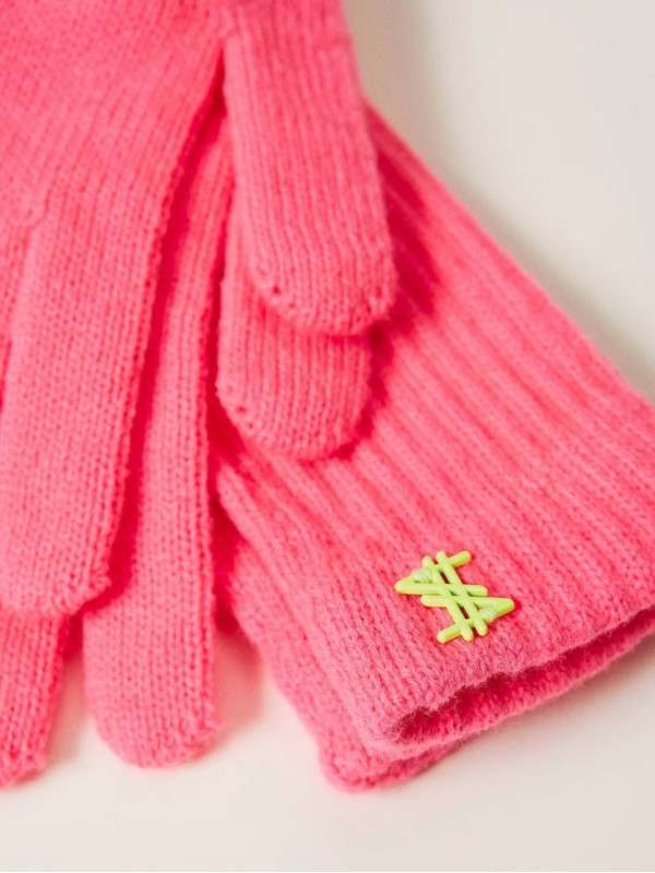 Рукавички/Флуо рожевий