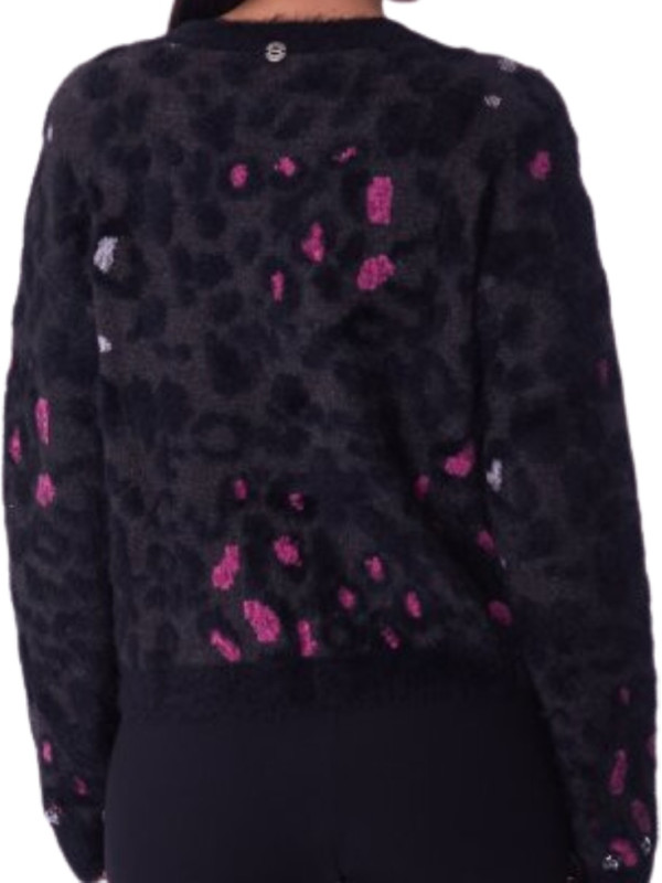 Джемпер/Плямистий жаккард