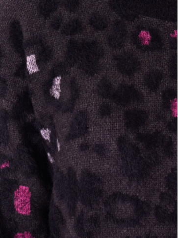 Джемпер/Плямистий жаккард