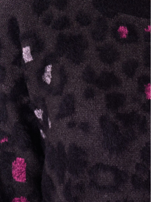 Джемпер/Плямистий жаккард