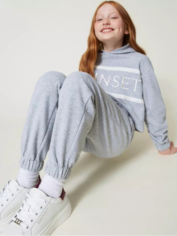 Штани / сірий світлий меланж