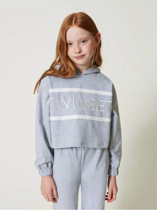 Світшот / сірий світлий меланж