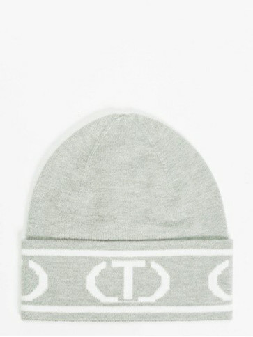 Шапка / Сірий / білий