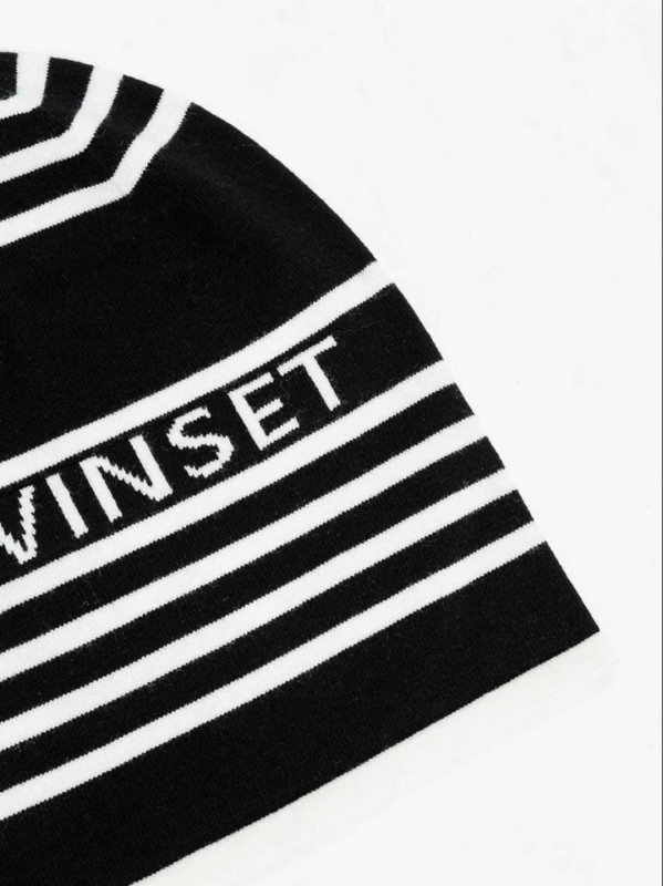 Шапка / Білий / чорний