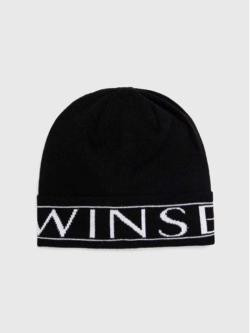 Шапка / Чорний / старий білий