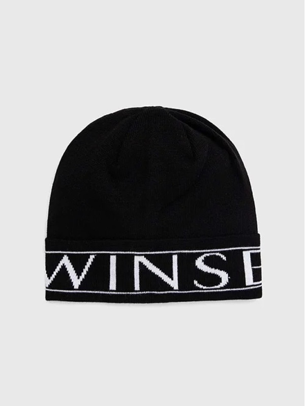 Шапка / Чорний / старий білий