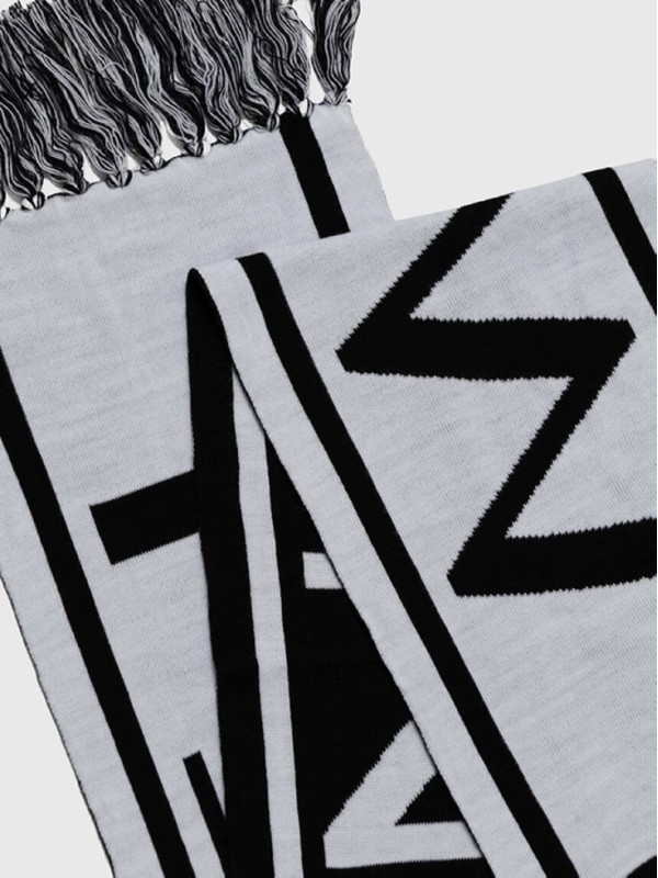 Палантін / Чорний / старий білий