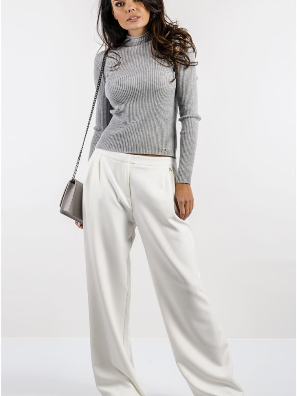 Светр з капюшоном / Сірий Меланж