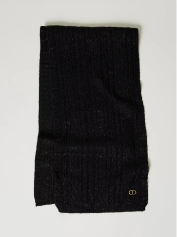 В'язаний шарф / Чорний