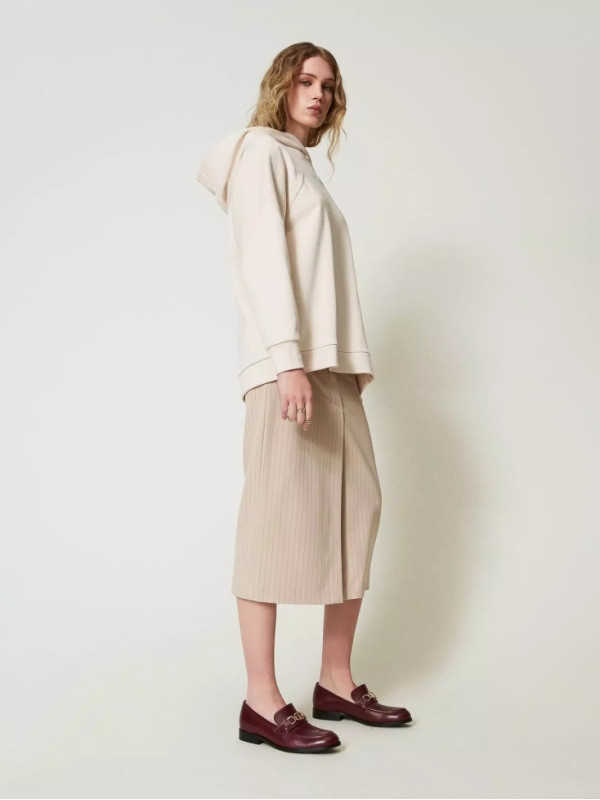 Спідниця / Індиго / Смужка люрекс