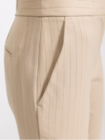 Штани / Індиго / Смужка люрекс