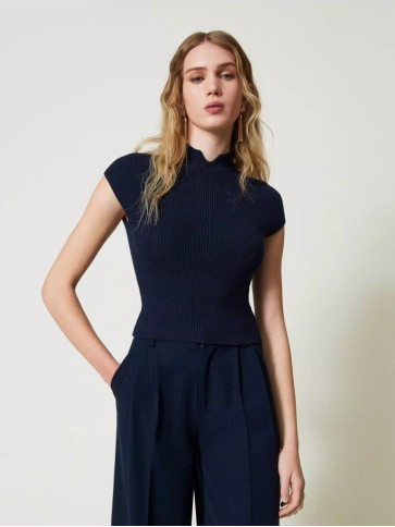 В'язаний топ / Індиго