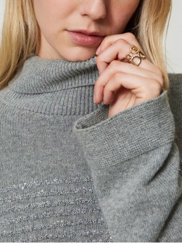 Вовняний светр / Сірий Меланж