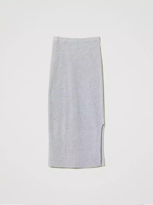 Спідниця міді / Сірий / сріблястий