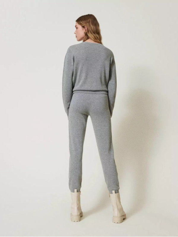 Штани / Сірий теплий меланж