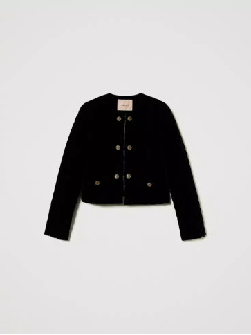 Жакет оксамитовий / Чорний