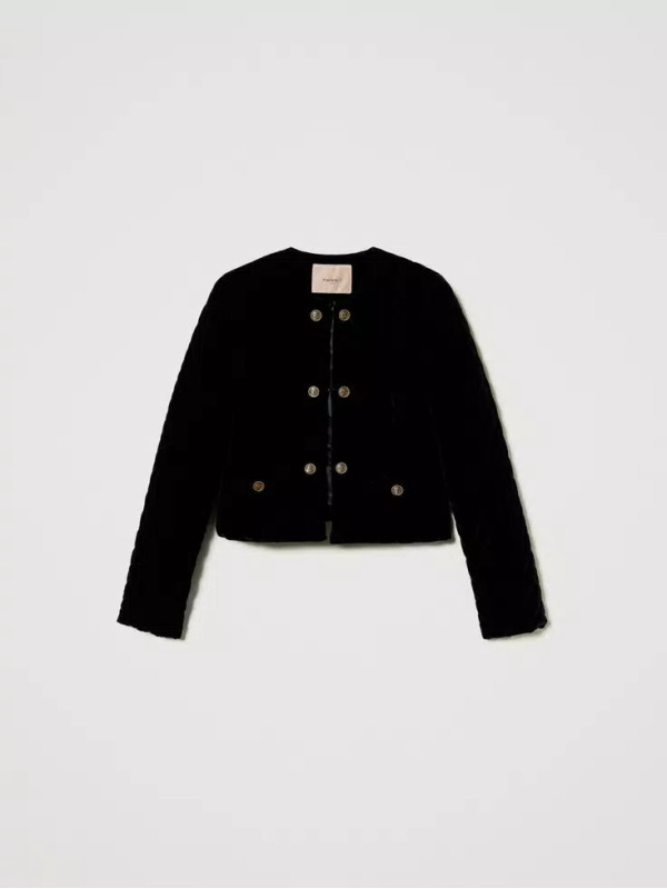 Жакет оксамитовий / Чорний
