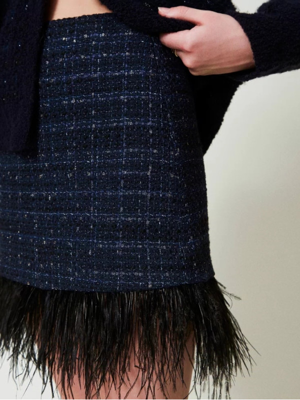 Спідниця / Букле синій