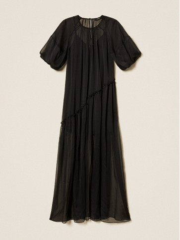 Сукня - вуаль / Чорний