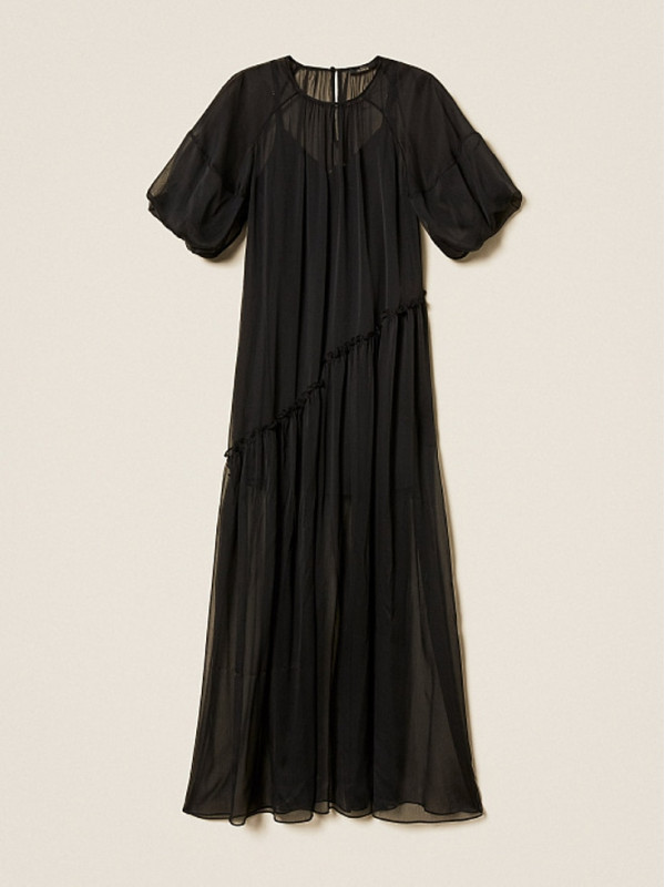 Сукня - вуаль / Чорний