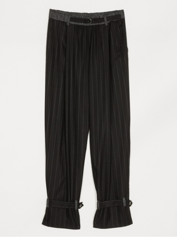 Штани/Чорний в смужку