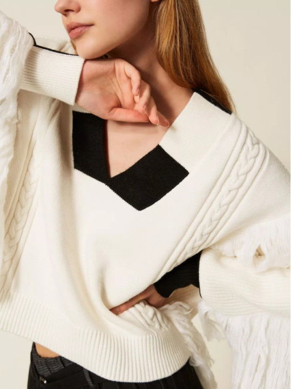 Светр / Арктичний вовк / чорний