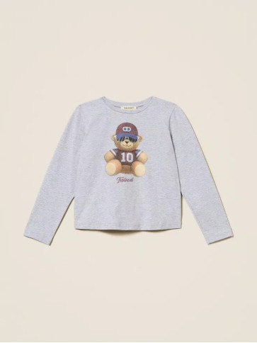 Лонгслів/Сірий меланж