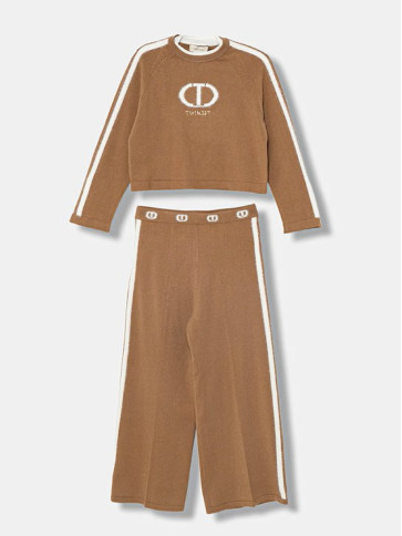 Костюм/Верблюжий / білий