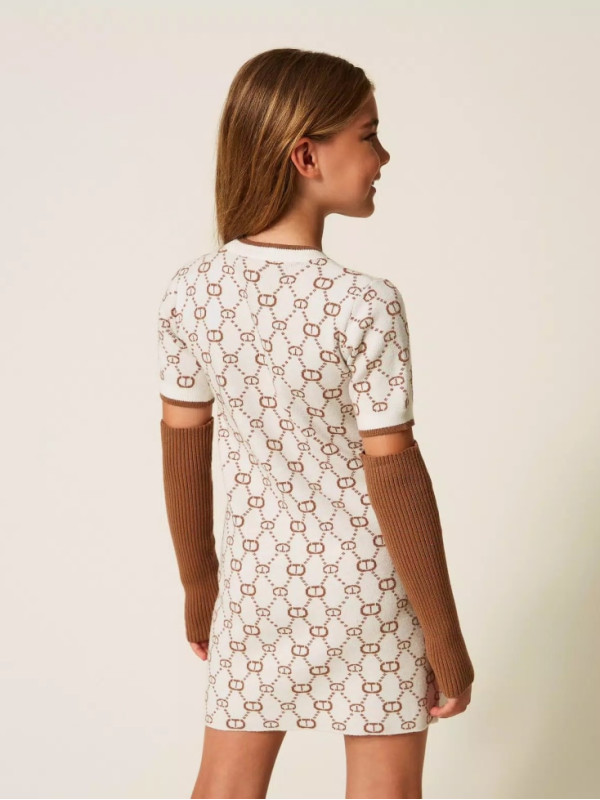 Сукня в'язана/Папірус / Верблюжий