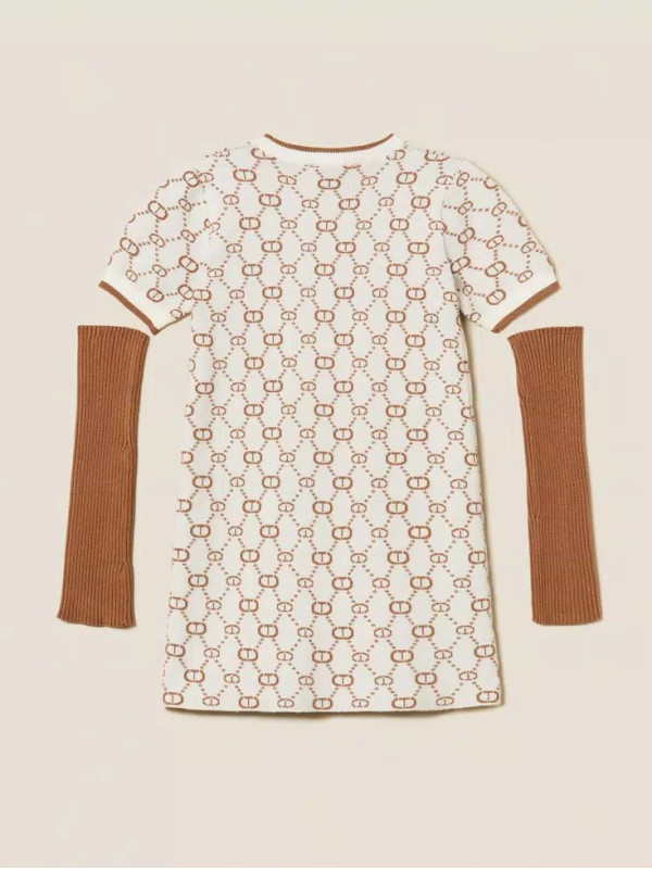 Сукня в'язана/Папірус / Верблюжий