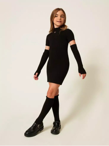 в'зана сукня/Чорний