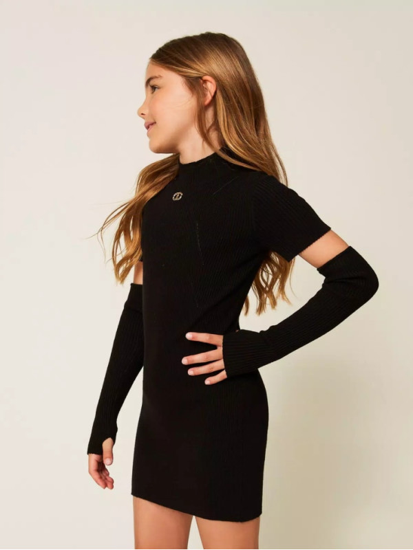 в'зана сукня/Чорний