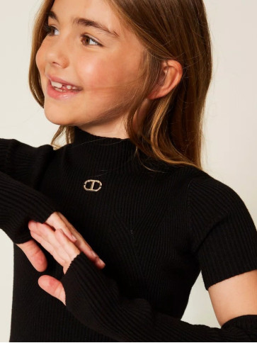 в'зана сукня/Чорний