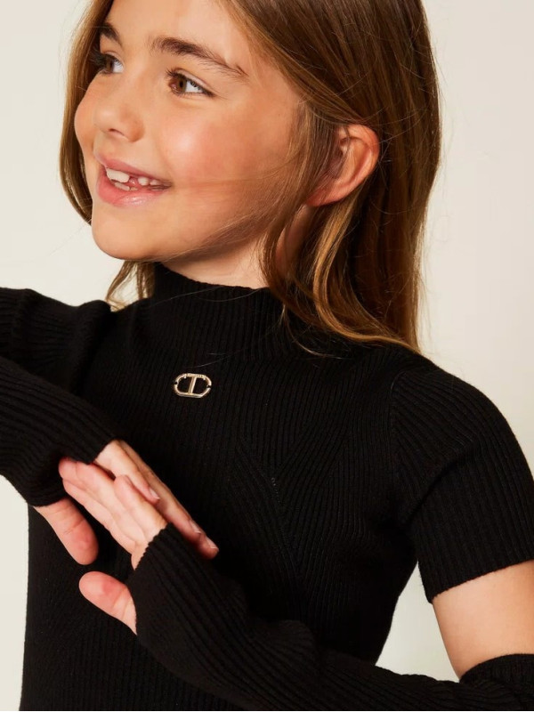 в'зана сукня/Чорний