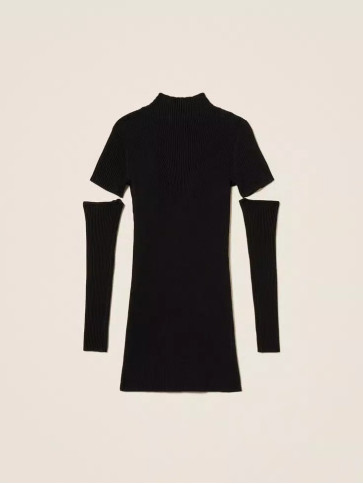 в'зана сукня/Чорний