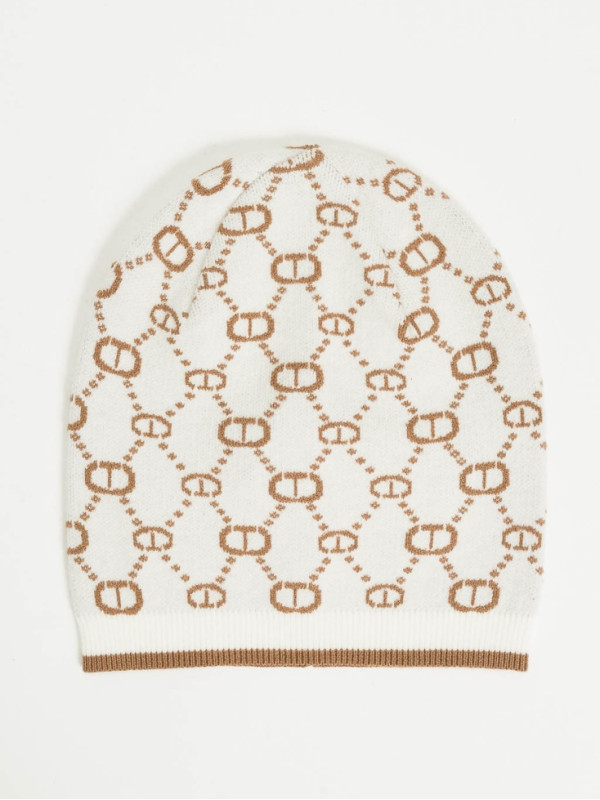 Шапка/Меланж / Бежевий