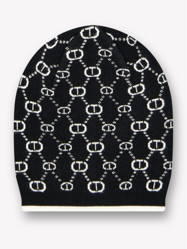 Шапка/Чорний / Білий