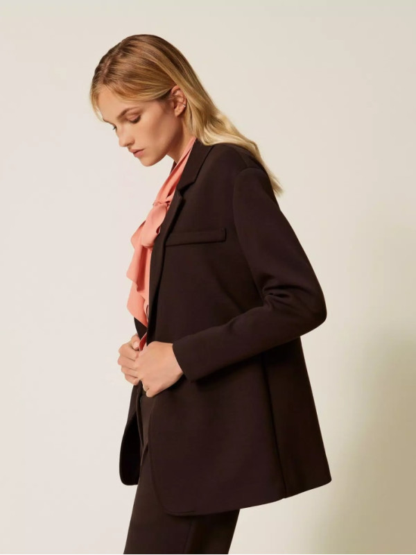 Піджак оверсайз/Чорний шоколад