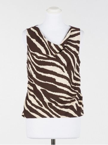 Топ/Зебра принт