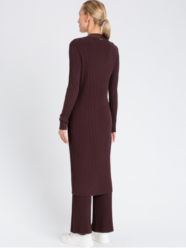 Сукня - кардіган/Чорний шоколад