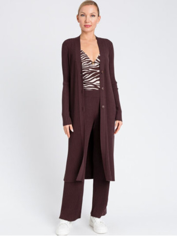 Сукня - кардіган/Чорний шоколад