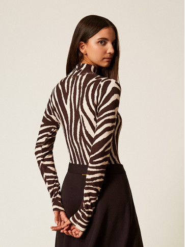 Светр/Зебра принт