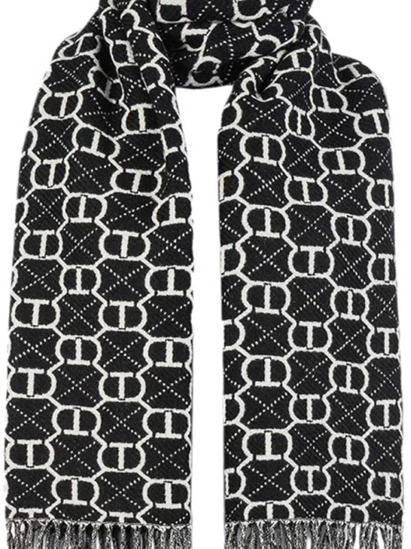 Шарф/Чорний / Білий