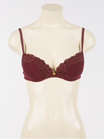 Бюстгальтер пуш-ап/Червоне вино