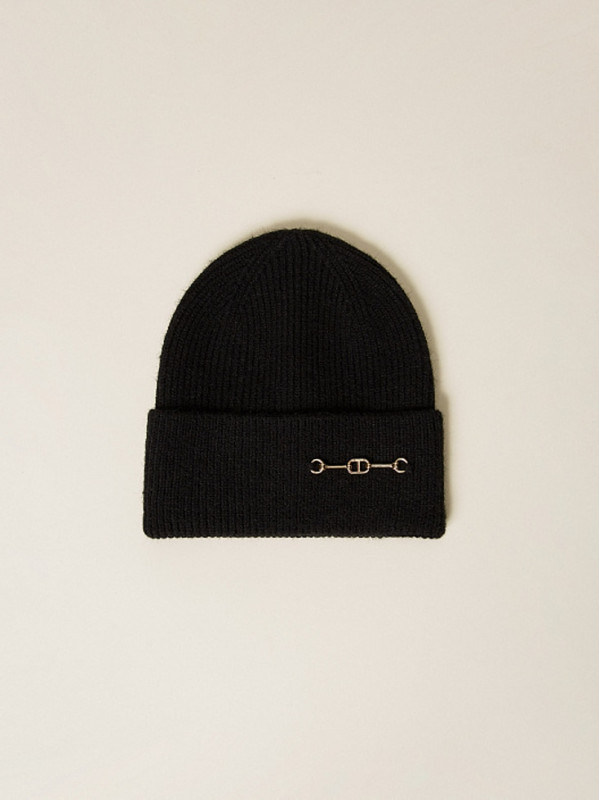 В'язана шапка/Чорний