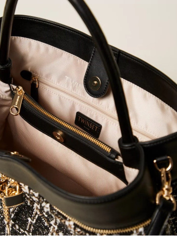 Сумка шопер / Сніжний / Чорний