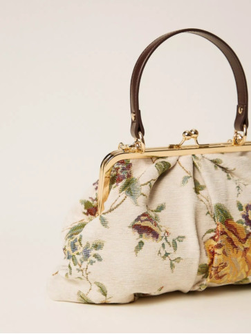 Сумка через плече / Парча перламутр