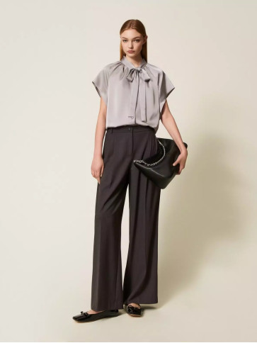 Штани Палаццо/Антрацит сірий