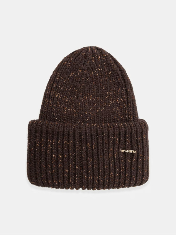 Шапка в'язана/Чорний шоколад