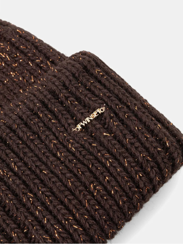 Шапка в'язана/Чорний шоколад